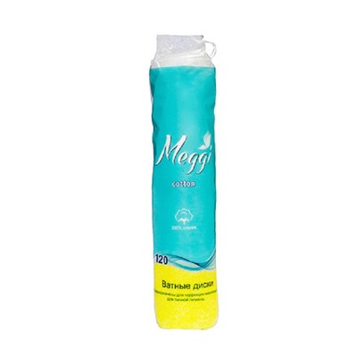 Ватные диски Meggi 120 шт.