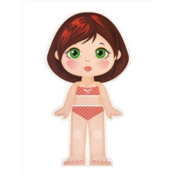 Магнитная игра «Одевашки. Настя»