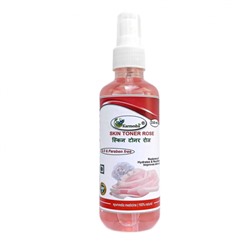 Skin Toner ROSE, SLS & Paraben Free, Karmeshu (Тоник (тонер) для кожи РОЗА, БЕЗ Сульфатов и Парабенов, Кармешу), СПРЕЙ, 210 мл.