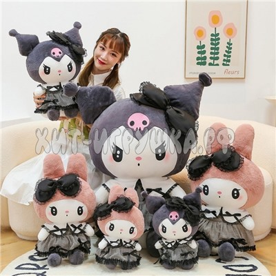 Мягкая игрушка обнимашка аниме Куроми Kuromi Melody 70 см (ВЫБОР ЦВЕТА) 230526-2, 230526-2_pink, 230526-2_black