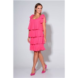 Liona Style 616 розовый, Платье