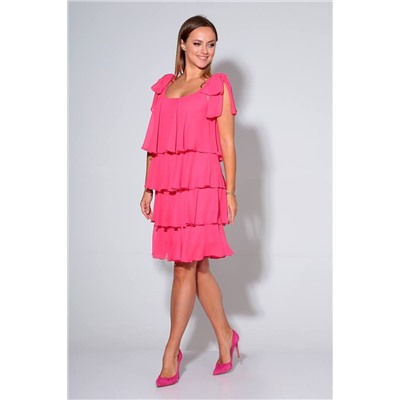 Liona Style 616 розовый, Платье