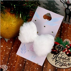 Резинка для волос «Снежный бант» (финальная цена)