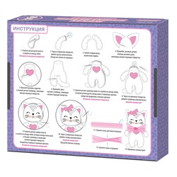 Мягкая игрушка из фетра «Котёнок» своими руками