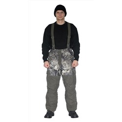 Костюм зимний «ГЕРКОН» куртка/брюки, цвет: кмф "серая глина"/т.хаки,  ткань: Алова/Финляндия