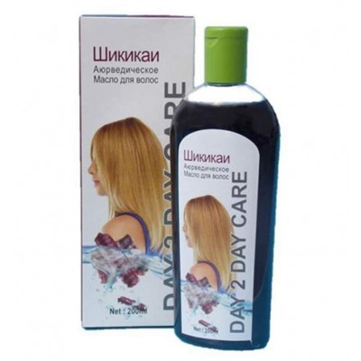 Ayurvedic Hair Oil SHIKAKAI, Day 2 Day Care (Аюрведическое Масло для Волос ШИКАКАЙ, Дэй Ту Дэй Кэр), 200 мл.