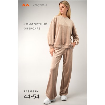 Женский велюровый костюм оверсайз Happyfox