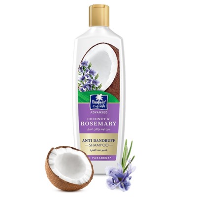 Coconut & Rosemary Shampoo ANTI DANDRUFF, Parachute (Шампунь ПРОТИВ ПЕРХОТИ с кокосом и розмарином, без парабенов, Парашют), 340 мл.