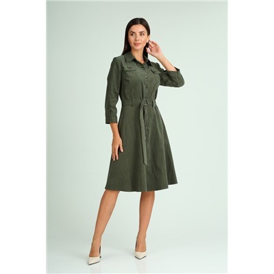 Moda Versal П2343 зеленый, Платье
