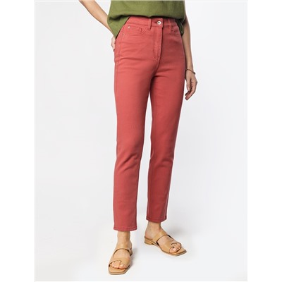 Джинсы из денима с эластаном