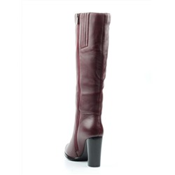 K47-A4 WINE RED Сапоги зимние женские (натуральная кожа, натуральный мех (еврозима)) размер 37