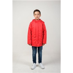 Парка "Рич" для мальчика красный