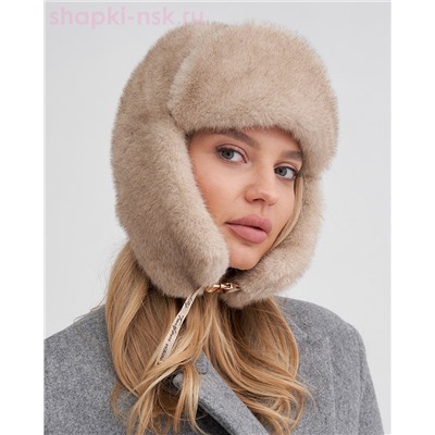 Дина экомех норка Ушанка флис (56-58)