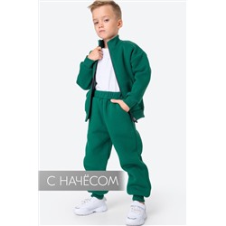 Теплый костюм для мальчика из футера с начесом Happyfox