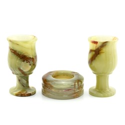 Подарочный набор рюмки 50 мл с пепельницей "Мужской"