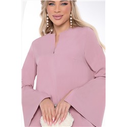 Платье "Элегантная особа" (пыльная роза) П8452