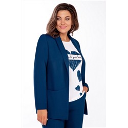 Ольга Стиль С-774 морская_волна, Брюки,  Блуза,  Жакет