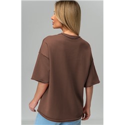 Женская футболка из футера Happyfox