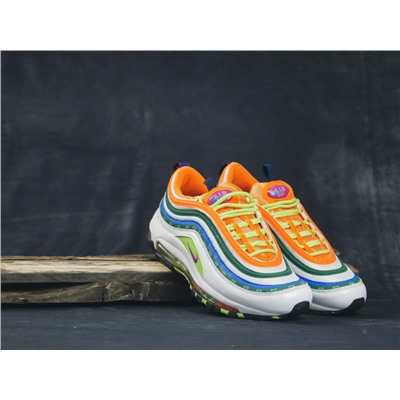Кроссовки Nike Air Max 97 SE white/green/orange