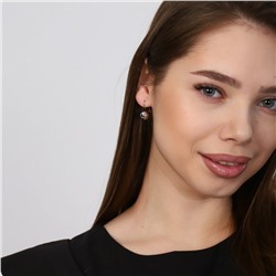 Серьги коллекция "Дубай" шарики  покрытие посеребрение, 27605, арт. 847.375
