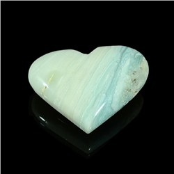 Сердце из амазонита 60*46*22мм, 71г