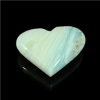 Сердце из амазонита 60*46*22мм, 71г