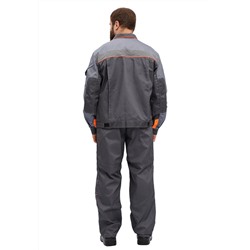 Костюм "РОЛЬФ", цвет: Т.СЕРЫЙ/СЕРЫЙ, ткань: Твил-210