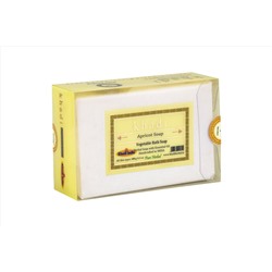 Khadi VEGETABLE APRICOT SOAP, Khadi India (АБРИКОСОВОЕ РАСТИТЕЛЬНОЕ МЫЛО ручной работы с эфирными маслами, Кхади Индия), 100 г.