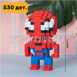 Конструктор 3D из миниблоков Человек Паук 530 дет. HBD3042, HBD3042