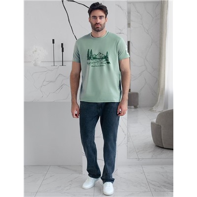 Футболка из премиального хлопка с авторским принтом