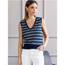 Топ из тонкого жаккарда