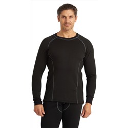 Термобельё в комплекте (фуфайка. кальсоны) Hobo Pro DryWarm стрейч-флис чёрный