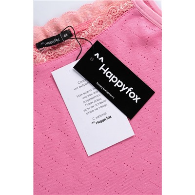 Женская пижама с шортами из ажурного хлопка Happyfox