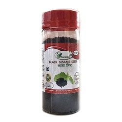 BLACK SESAME SEEDS, Karmeshu (КУНЖУТ ЧЁРНЫЙ, Кармешу), БАНКА 50 г.