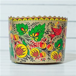 Форма для кулича Хохлома d=11 см, набор 10 шт