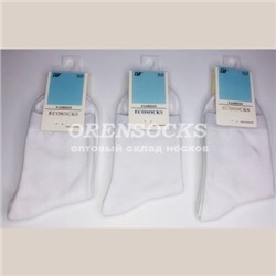НОСКИ ПОДРОСТОК ХЛОПОК БЕЛЫЕ ШУГУАН ECOSOCKS C3814