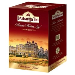 ASSAM MEDIUM LEAF Black Tea FBOP, Maharaja Tea (АССАМ СРЕДНЕЛИСТОВОЙ черный чай, Махараджа чай), 250 г.