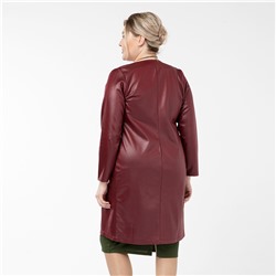 Платье, на молнии, текстиль, бордовый