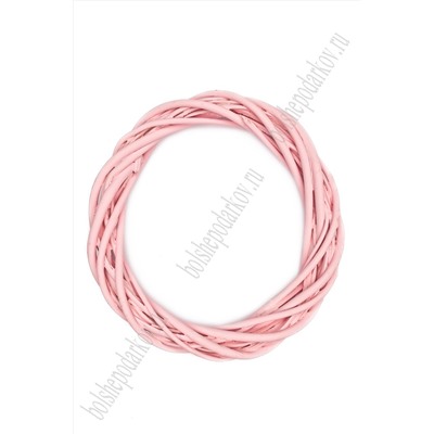 Венок из лозы 20 см (SF-2419) розовый