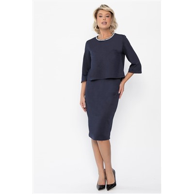 Костюм Леди люкс (синий) К14047-10М