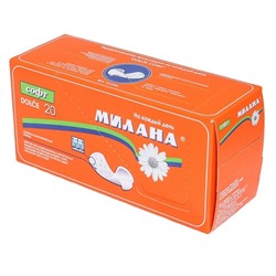 МИЛАНА  Прокладки гиг. ежедн. 20шт. Dolce Софт (1 кап.)   401