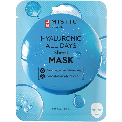 MISTIC HYALURONIC Маска тканевая с гиалуроновой кислотой 24мл