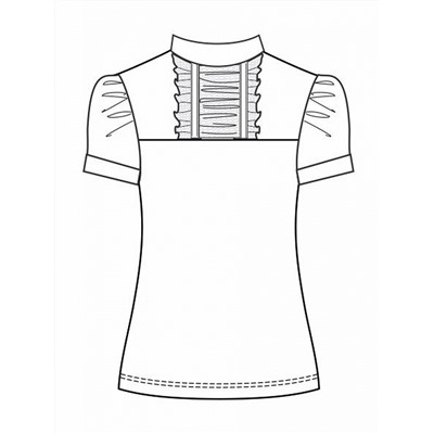 GFTS8140 (Футболка для девочки, Pelican Outlet )