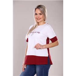 Тедита - футболка бордовый