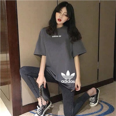Футболки Adidas Grey