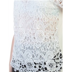 Y-5 Блузка кружевная женская (95% хлопок, 5% спандекс) размер S - 42 российский