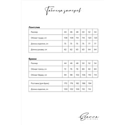 Костюм (Брюки + Лонгслив) EZANNA #853982