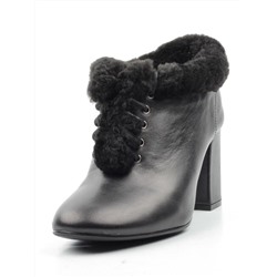 A02S-2 BLACK Ботильоны женские (натуральная кожа) размер 230 - 36 российский