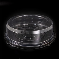 Контейнер для зефирных цветов круглый d 22 см h 6,5 см