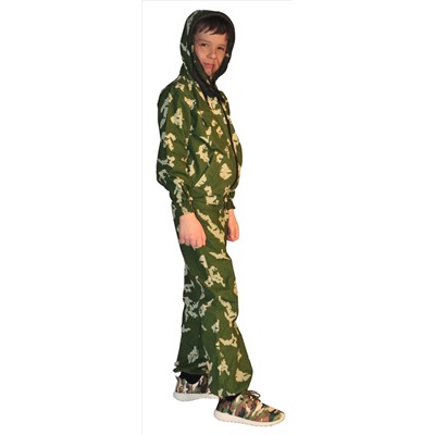 Костюм детский "Маскхалат-Антимоскит" тк.сорочечная, пл.140гр., кмф "Березка"